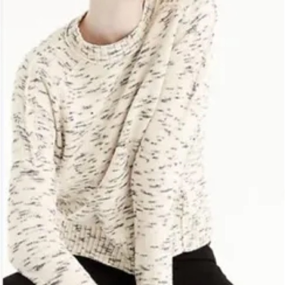 J.Crew Speckled cotton sweater-H4658 size S - Picture 8 of 8